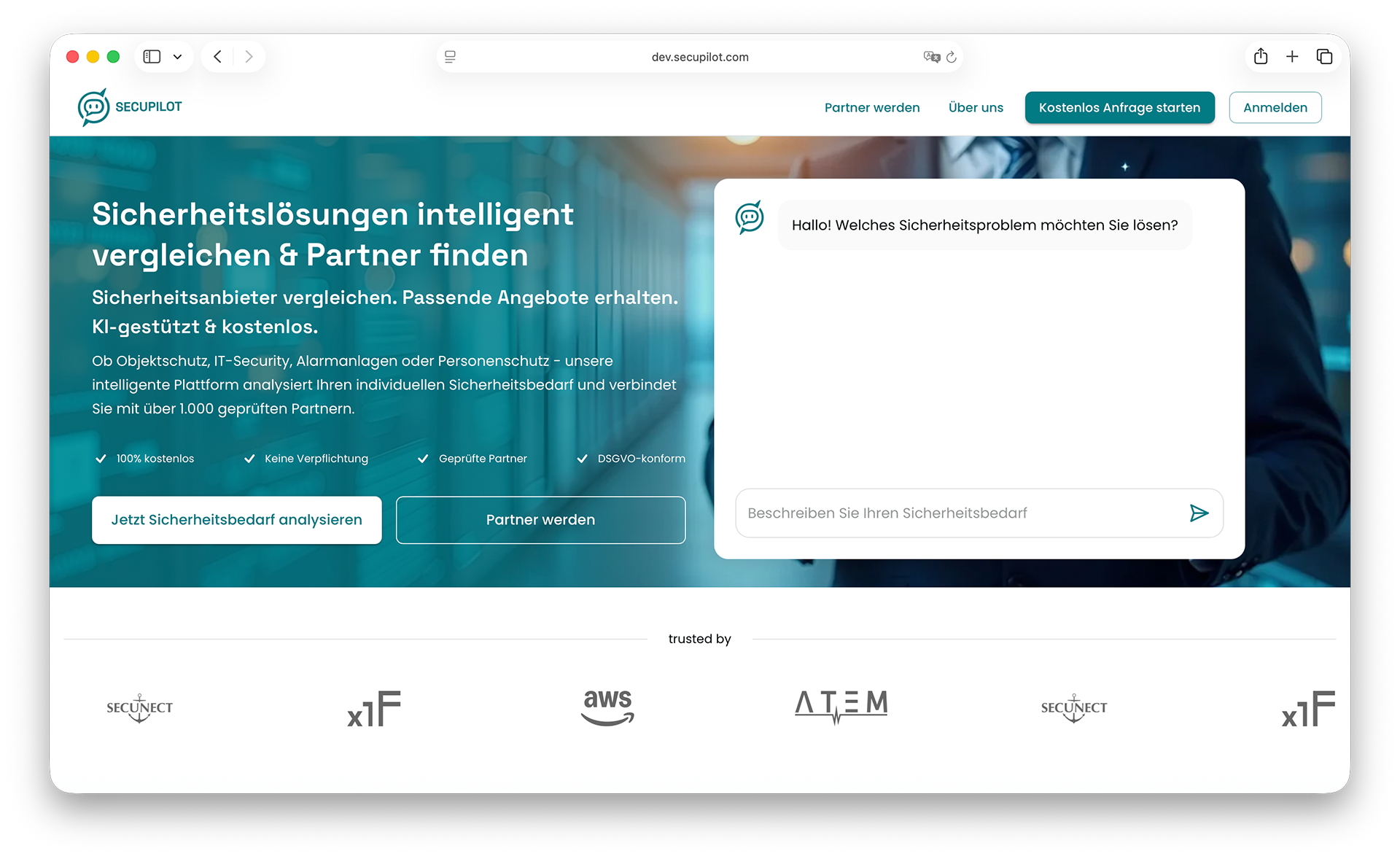 Secupilot Interface